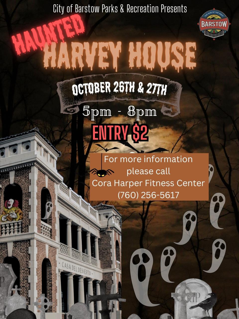 Harvey Haunted House 2023