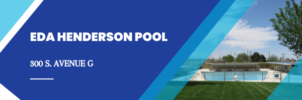 Pool-Banner with pool and field