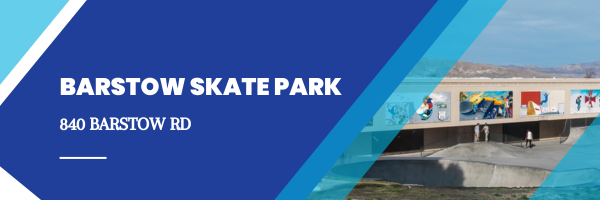 Skate Park-banner with skate park