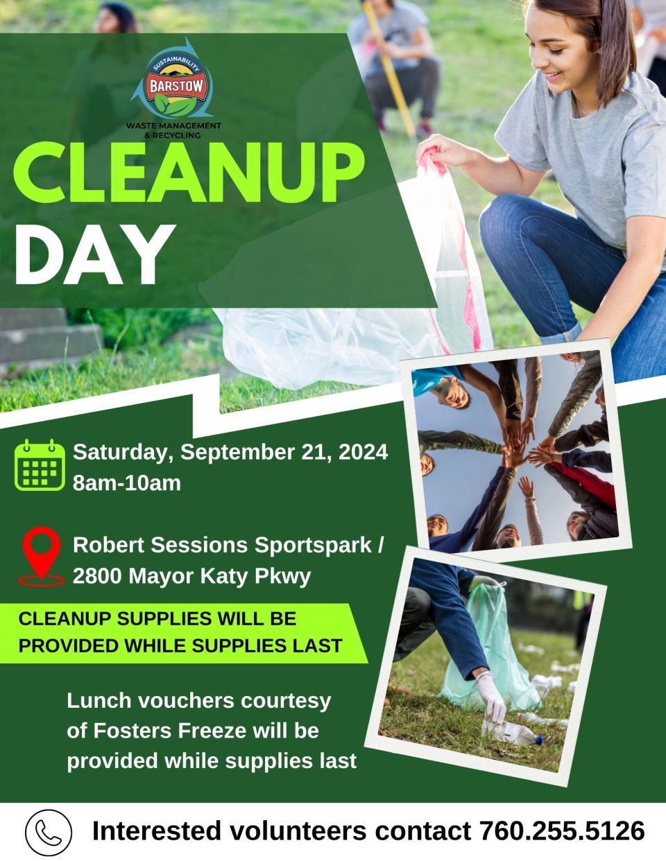 2024 Cleanup Day Flyer