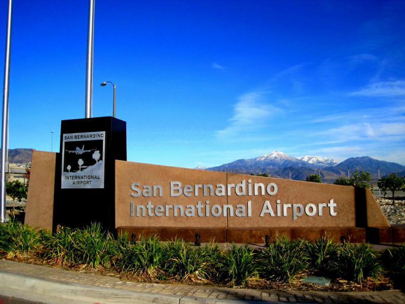 San Bernardino International Airport Entrance