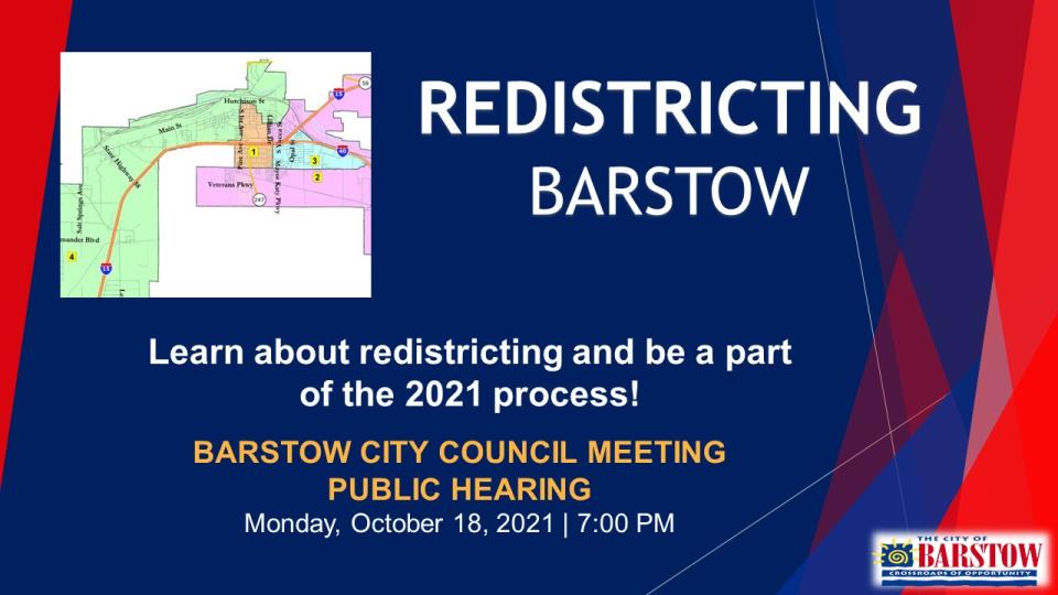 Redistricting Public Hearing Ch. 6 Info