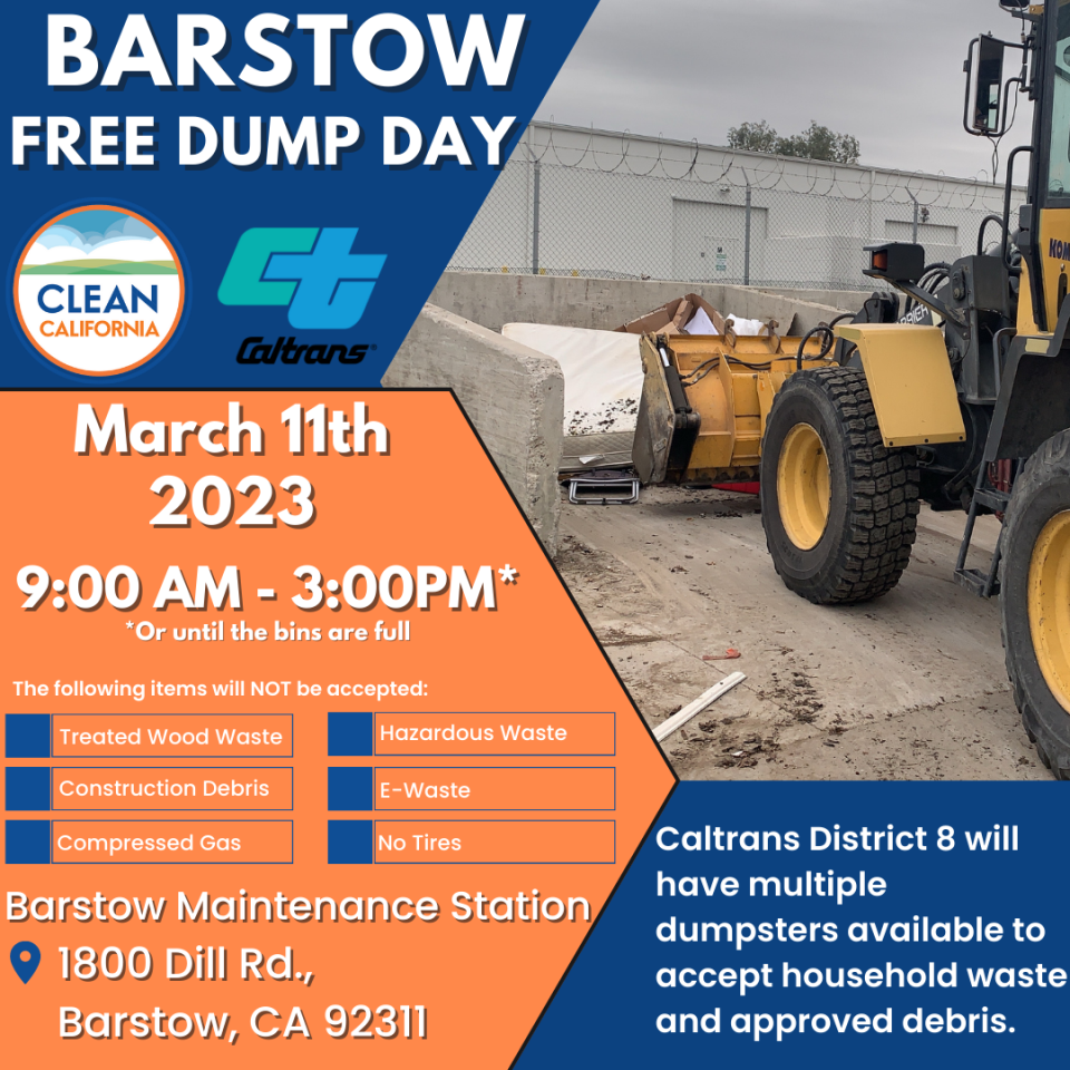 3.11.23 CALTRANS FREE DUMP DAY