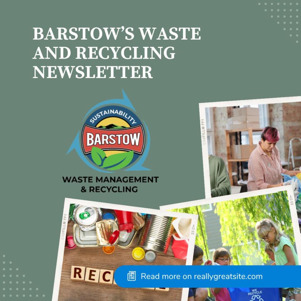 BARSTOWS WASTE AND RECYCLING NEWSLETTER